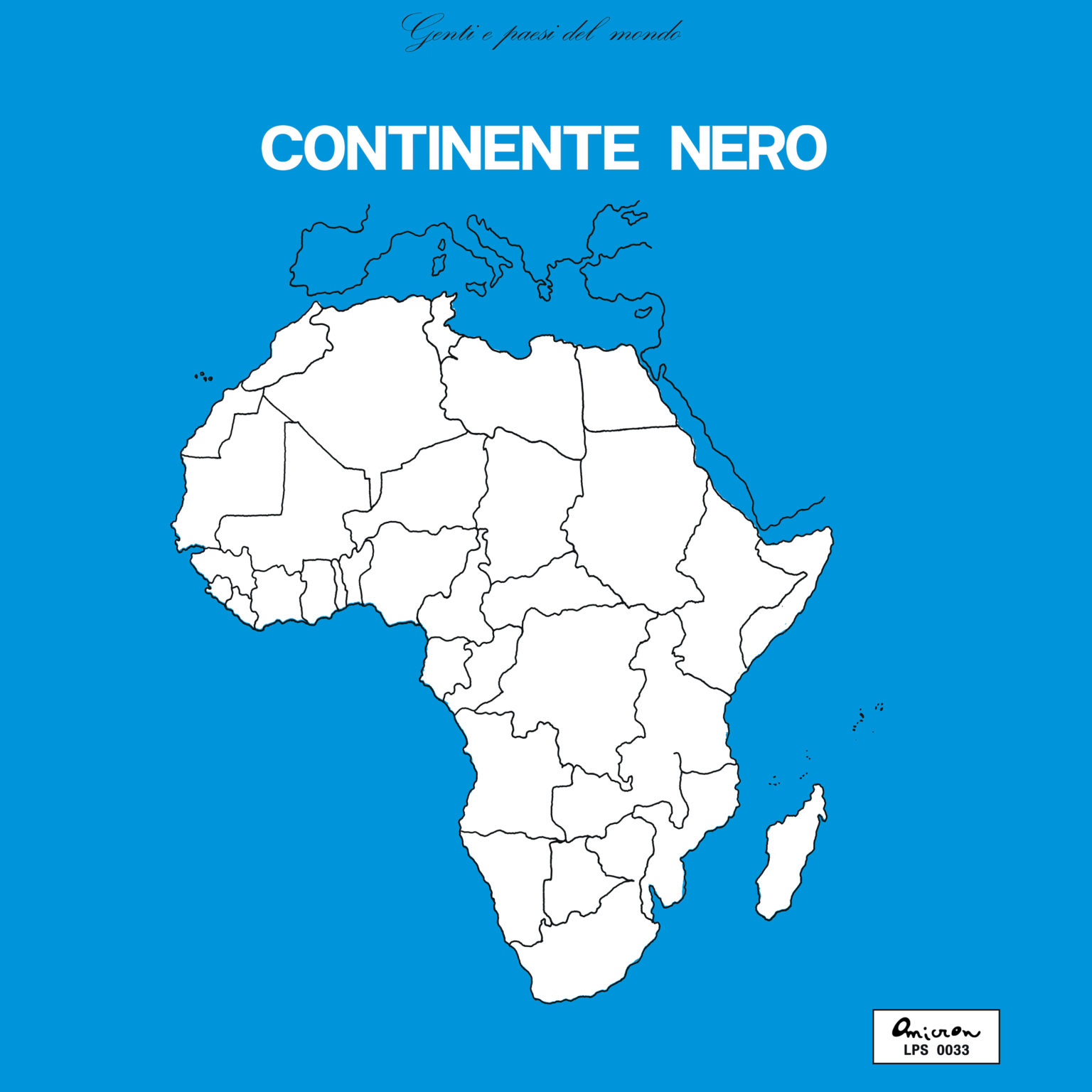 T-Shirt Uomo 'Africa Il Continente Nero' - Nero Taglia M - Fruit Of The Loom